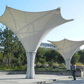 廣場景觀膜結構展示一 廣場景觀膜結構展示一